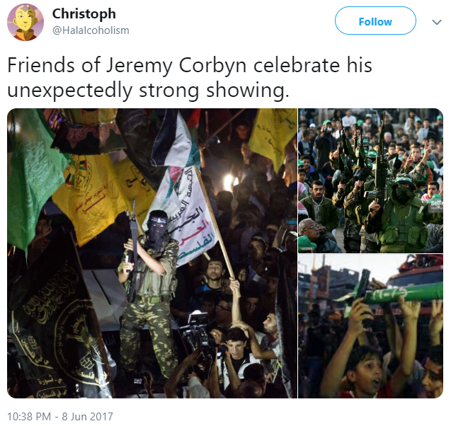 I know this guy is now cosplaying as some bernie curious leftie with some casual islamophobia mixed in, but his corbyn derangement syndrome runs deep. oh and of course it's tied to his pathological rabid anti-muslim racism