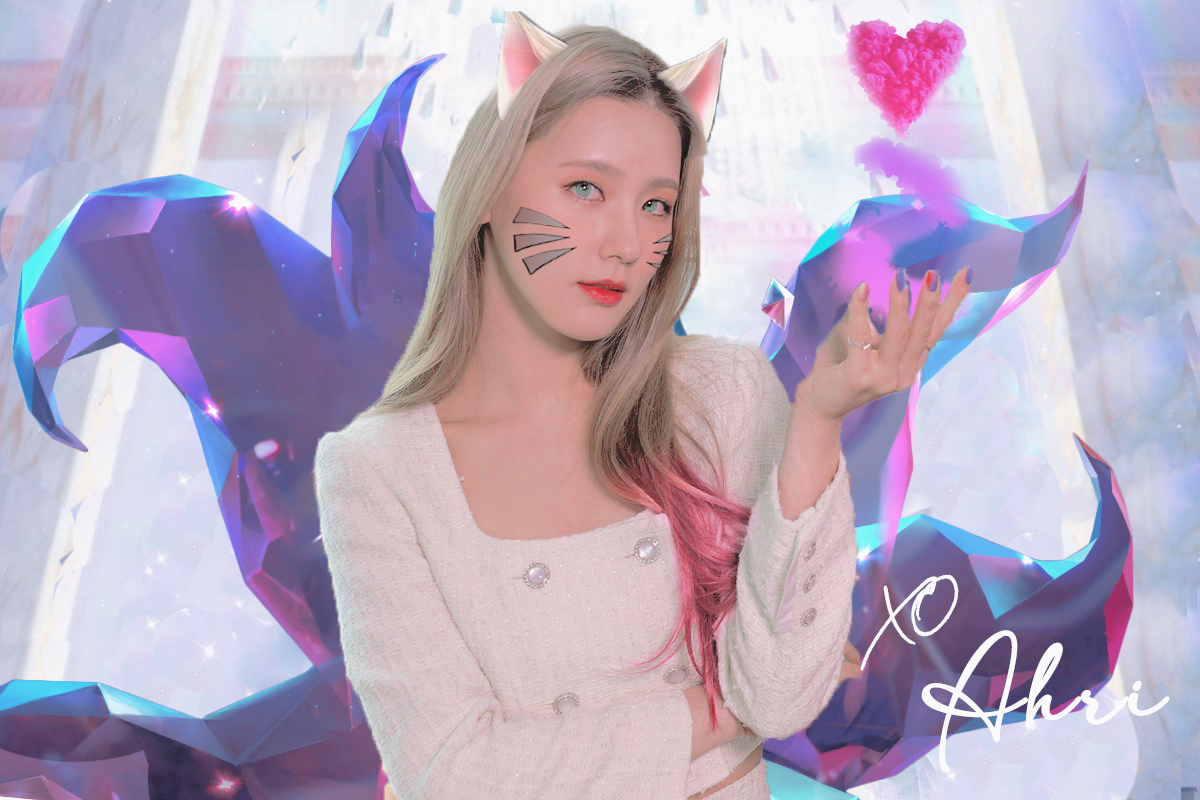 ourfIeur's tweet photo. Aprovecho que tengo limit para mostrar mi bonito edit, sí me siento feliz y emocionada porque formaré parte de un grupo que amo además de ser de mi videojuego favorito, lloro.

Dejen me presento, soy Ahri. https://t.co/t7F6jpLRET