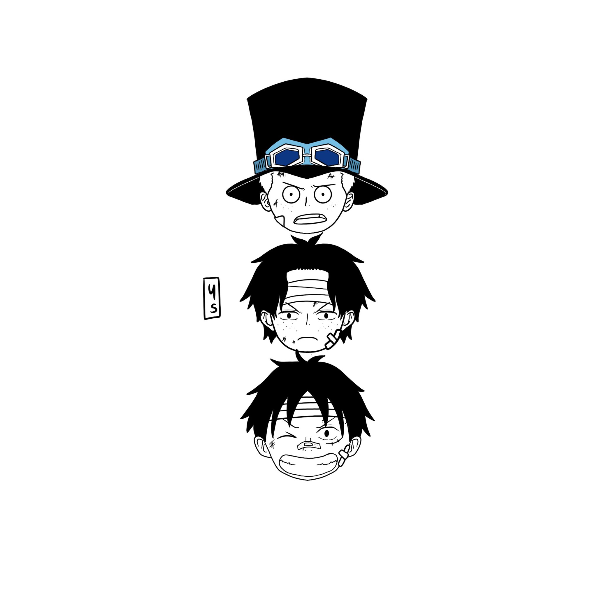 توییتر Solelh در توییتر Sabo Ace And Luffy In A Normal And Spooky Version I Love Them So Badly I D Have Loved To Get Matching Tattoos About Op