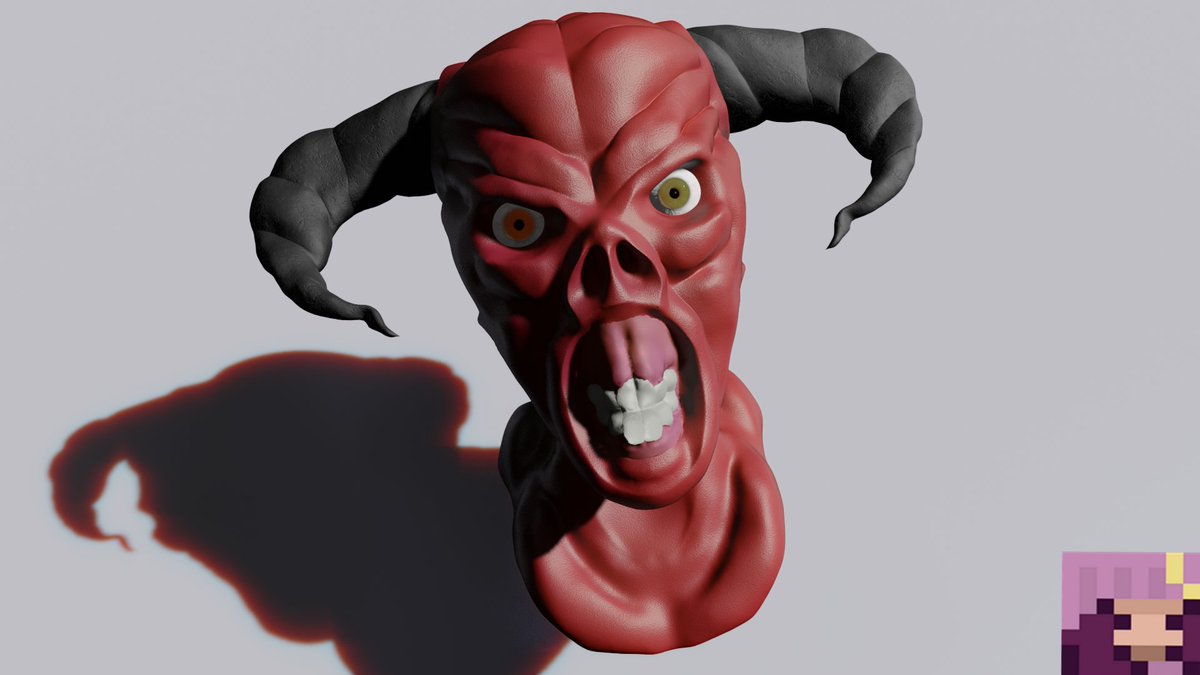 TheJaggermaster's tweet photo. final result of the render.
#sculpture #Blender3d #Halloween https://t.co/549fI8Qmjz