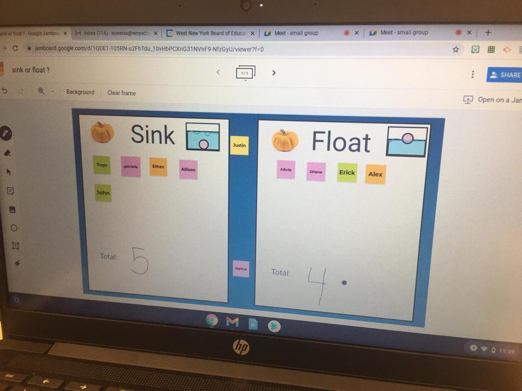 smorales1231's tweet photo. Pumpkin sink or float experiment! We graphed it and tested it out. Then we drew our observations in our science journals. 👨🔬👩🔬#Room10rocks #prekscientists @wnyecc @Ms_Shana_ECS https://t.co/cqYGwJuvZC