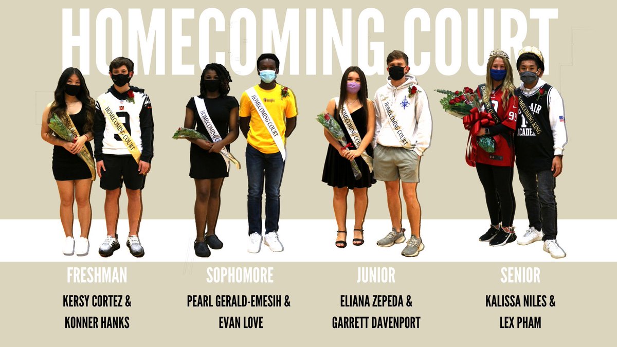 fosterstuco's tweet photo. Congratulations to the 2020 Homecoming Court! https://t.co/RjOh4K8FyN