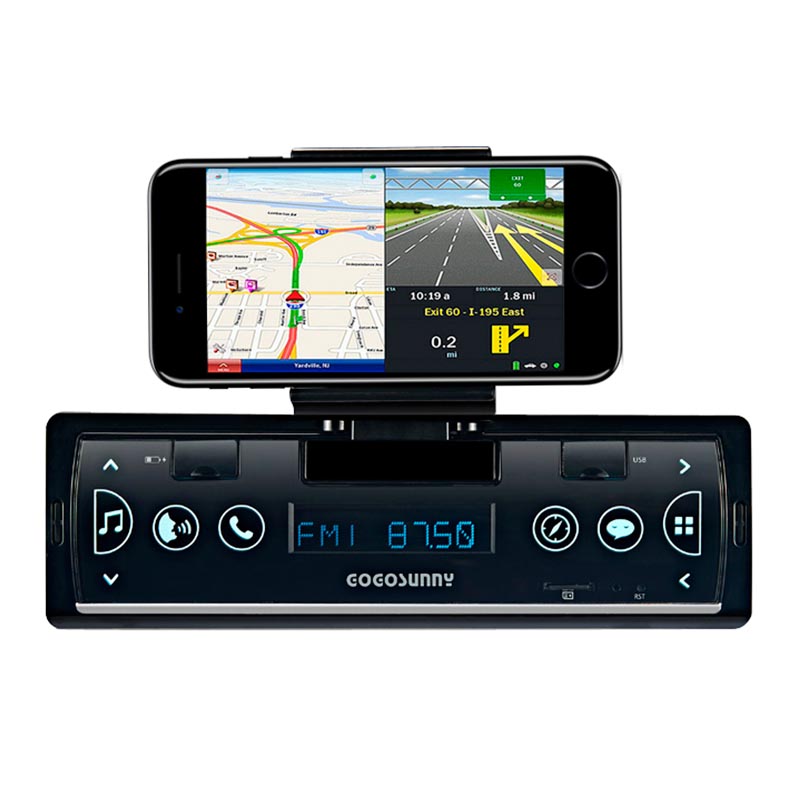 gogosunny_car's tweet image. Enjoy Driving, Accompanied by Clear Song. Our expertise and commitment to high quality standard are well demonstrated in Full touch Smartlink with car MP3/mobile phone holder/APP control/fast charging model No. GT1901. #smartlink #touchscreencarplayer #carmp3withusb