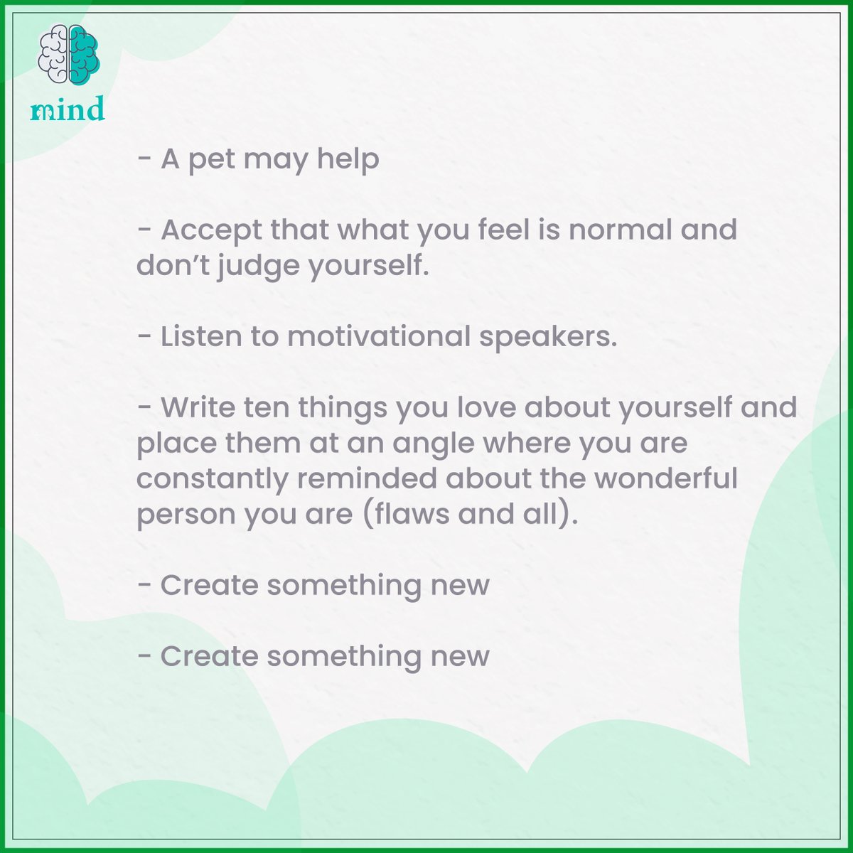 Mind__Ok's tweet photo. At a time when we are being advised to self-isolate and practice social distancing, we have looked at ways that we can best prepare for living by ourselves at this time.
.
.
#mind #mentalhealthawareness #mindonlinecounseling #depressionhelp #depressionawareness #insomniaproblems https://t.co/b2w73CCctS