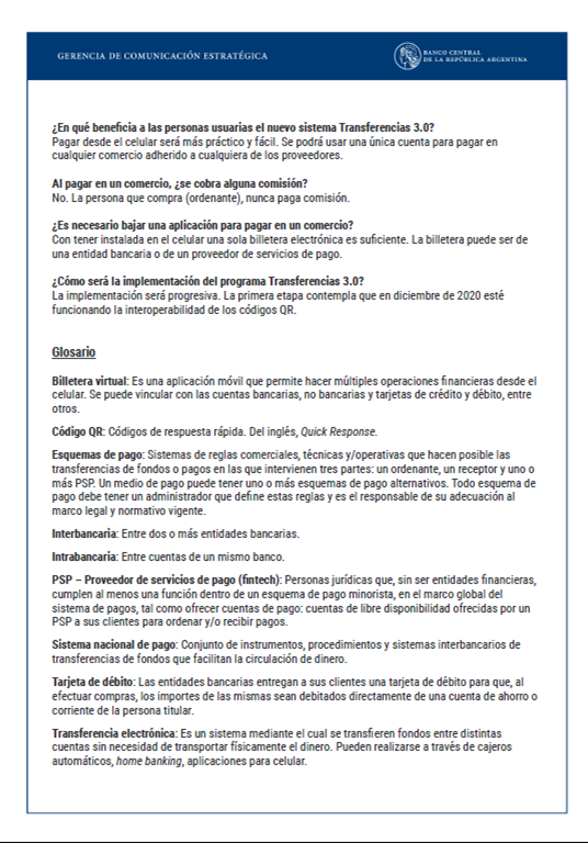 IECarballo's tweet photo. #IMPORTANTE: el directorio del #BCRA aprobó el programa Transferencias 3.0 a #Argentina.

El sistema empezará a operar el 7 de diciembre de 2020.

Nuestro país avanza hacia un sistema de pagos INÉDITO con características propias en la lucha contra el efectivo.

¡Abro hilo! https://t.co/t9tyfGO6AR