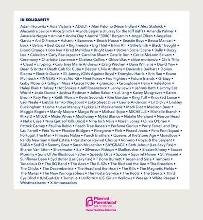 SarahMcLachlan's tweet photo. This election will determine our future. On the heels of the rushed confirmation of Justice Amy Coney Barrett, I joined nearly 200 artists to band together for the freedom to control our bodies, our health &amp; our future. Text PLAN to 22422 #WeNeedEveryVoice @PPact https://t.co/1Ur6OsQSr6