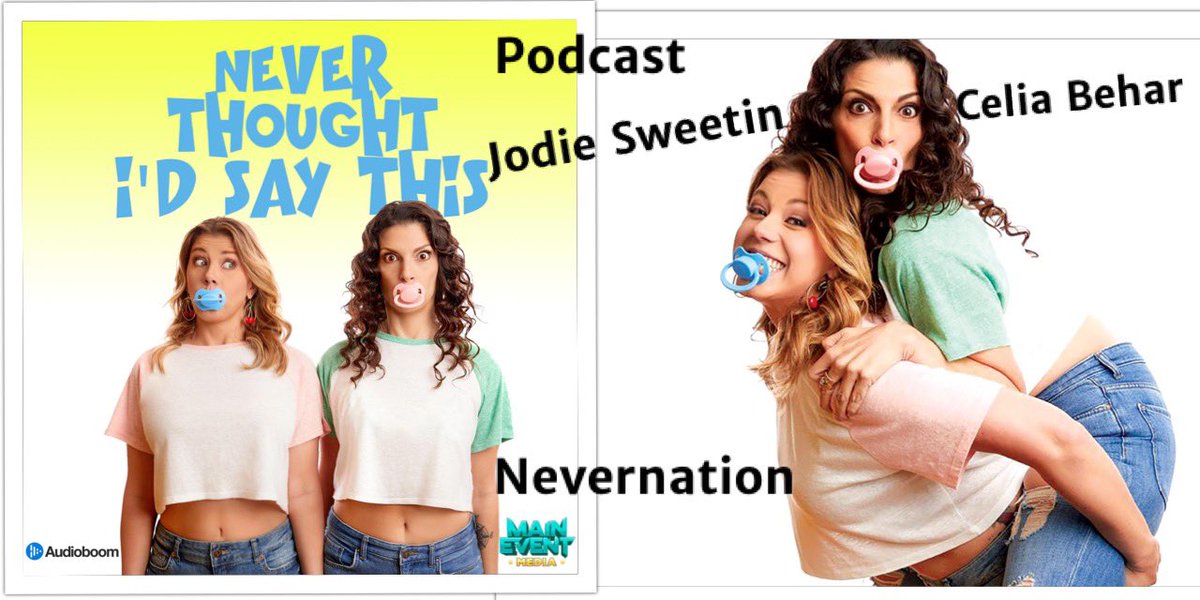 Jessicab1985_6's tweet photo. Ep. 50 of @INeverThoughtId is out now! With @JodieSweetin & @TheCeliaBehar!
They're Hilarious!
Listen to them on Spotify, Applepodcasts!
They have merch!
https://t.co/soiMhOleN3!
ApplePodcasts link ⬇️:
https://t.co/CZnbwbD42W
#podcast #NTIDST #nevernation https://t.co/ciJ5ru1fCg