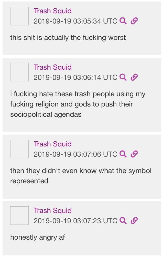 Jordan/Squid expressed being particularly upset by elements of the Asatru community who support gay and trans people.