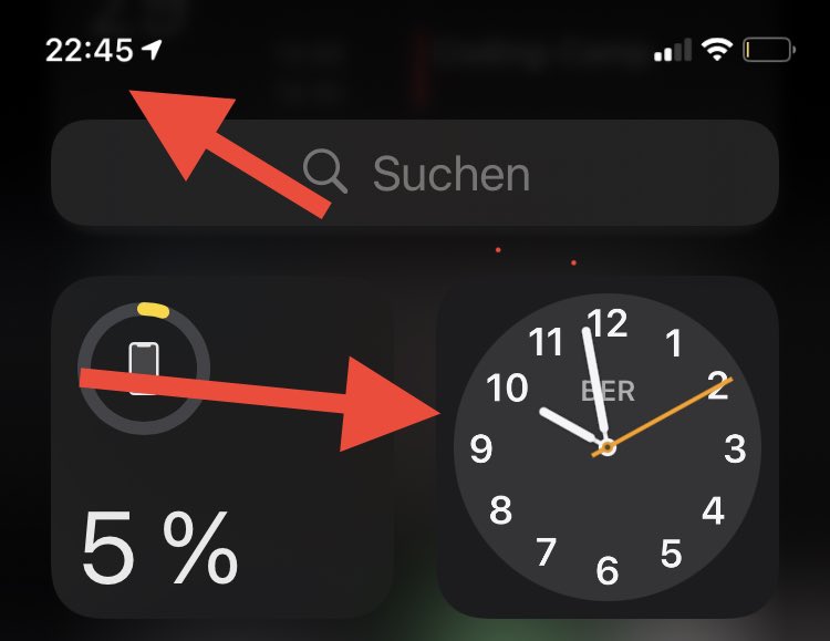 _stritti_'s tweet image. Hey @apple what happened here? 
Wrong time in Homescreen Widget of #ios141 🙈