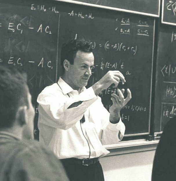 PhysInHistory's tweet photo. Feynman method of Problem solving:

• Write down the problem.
• Think very hard.
• Write down the solution. https://t.co/L2EO56aBD0