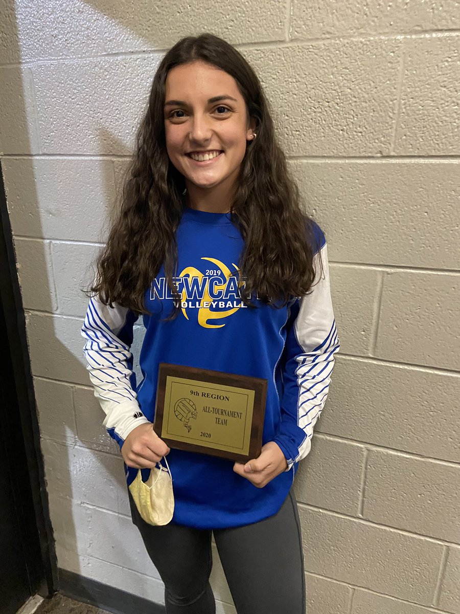 Congratulations to Senior Kylie Kohrs named to the 2020 9th Region All-Tournament Team! #hardworkpayingoff #WeBelieve 
💙💛🐴 <a href="/KylieKohrs/">Kylie Kohrs</a> <a href="/NewCathBreds/">NewCath Breds</a> <a href="/NewCathAthletic/">NewCath Athletics</a>