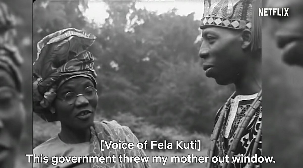 Voir et revoir !

#JourneyOfAnAfricanColony
#KnowingOurHistories
#EndSARS 
#Nigeria
#Netflix
#FunmilayoRansomeKuti