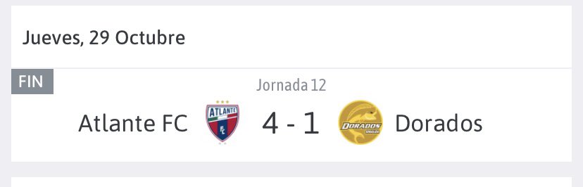 Resultado del partido de hoy, Fecha 12, Liga BBVA Expansion Mx , Torneo Guard1anes 2020.
#DeportePicanteOficial #LigaBBVAExpansionMx #Guard1anes2020 https://t.co/ZJ4oYlvHVp