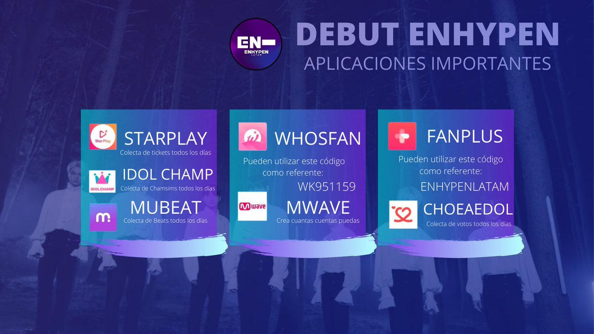 ENHYPENLatam_'s tweet image. INFO 》#ENHYPEN #엔하이픈 
@ENHYPEN_members
 
Es momento de concentrarnos y comenzar a recolectar votos. 

-🌻