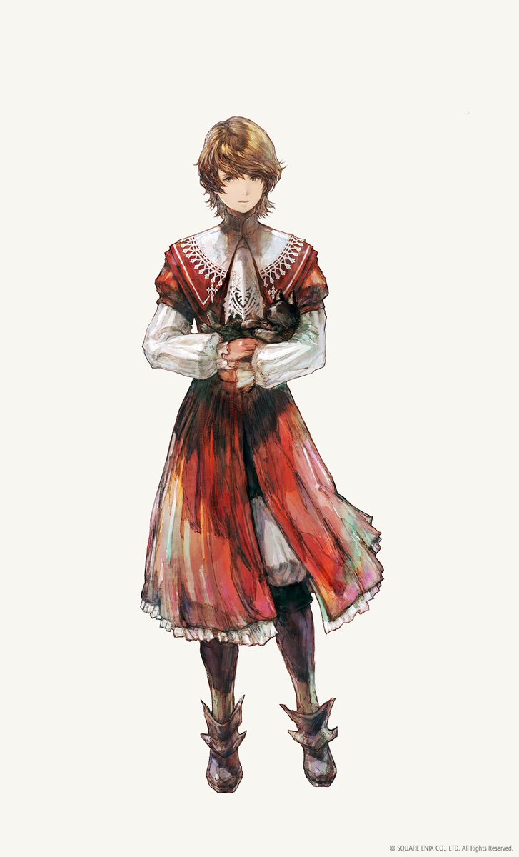 But Clive doesn't, not quite. And I've seen a few people say these characters look too "Bravely Default".That def. makes sense.I'll get in to it more. Now for the next character, Joshua.This looks a bit better. Probably the best of the three. There are red mage touches-