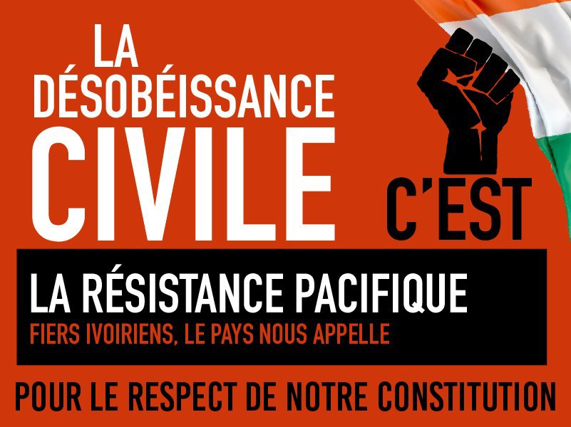 MariejosianeS's tweet photo. Ce #31octobre #nevapasvoter et #empeche par tous moyens pacifiques que ce simulacre d'election ait lieu en #cotedicoire #civ225 #Civ2020 #yapasvote  #yapasection https://t.co/A5r7gotvtZ