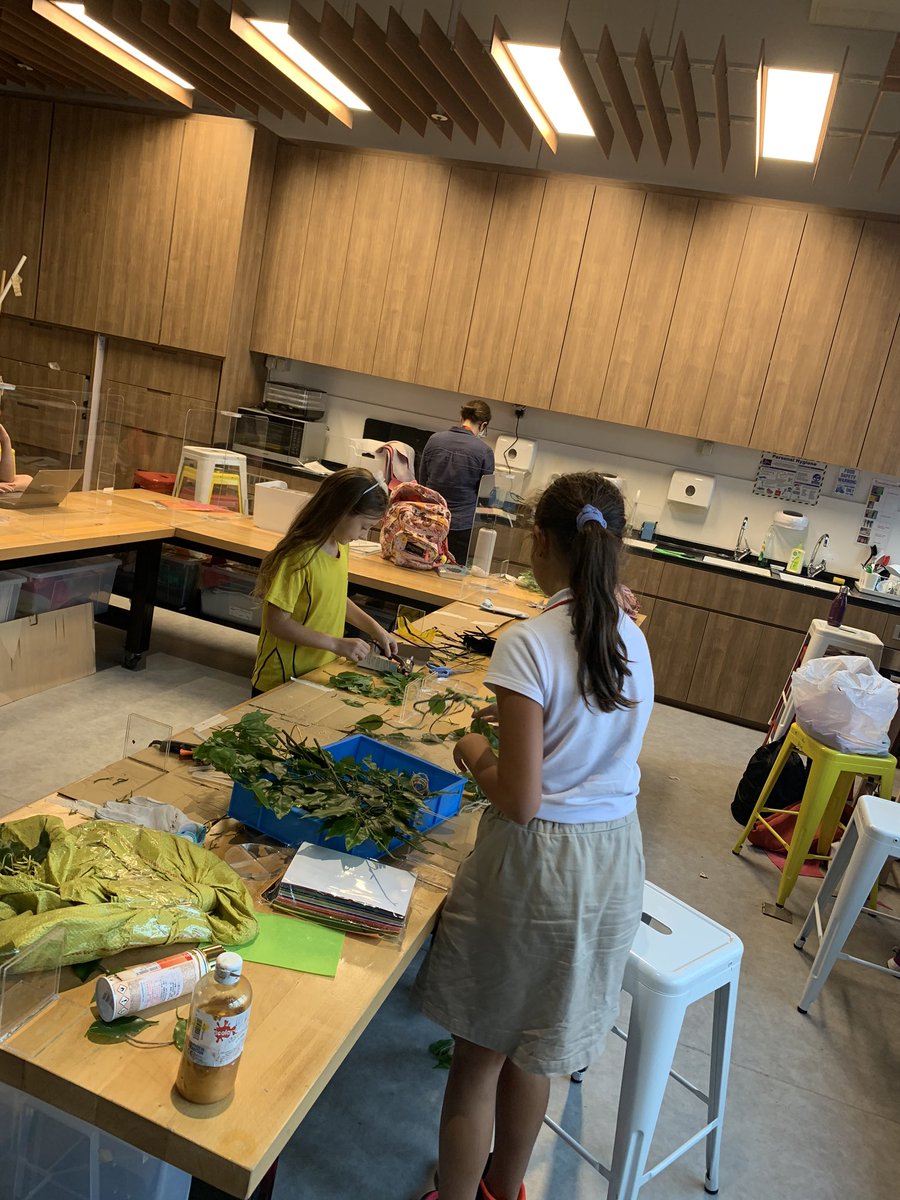 Green Halloween... kids Make your own costumes! #cdnishk #MakerSpace #21cl #makersed