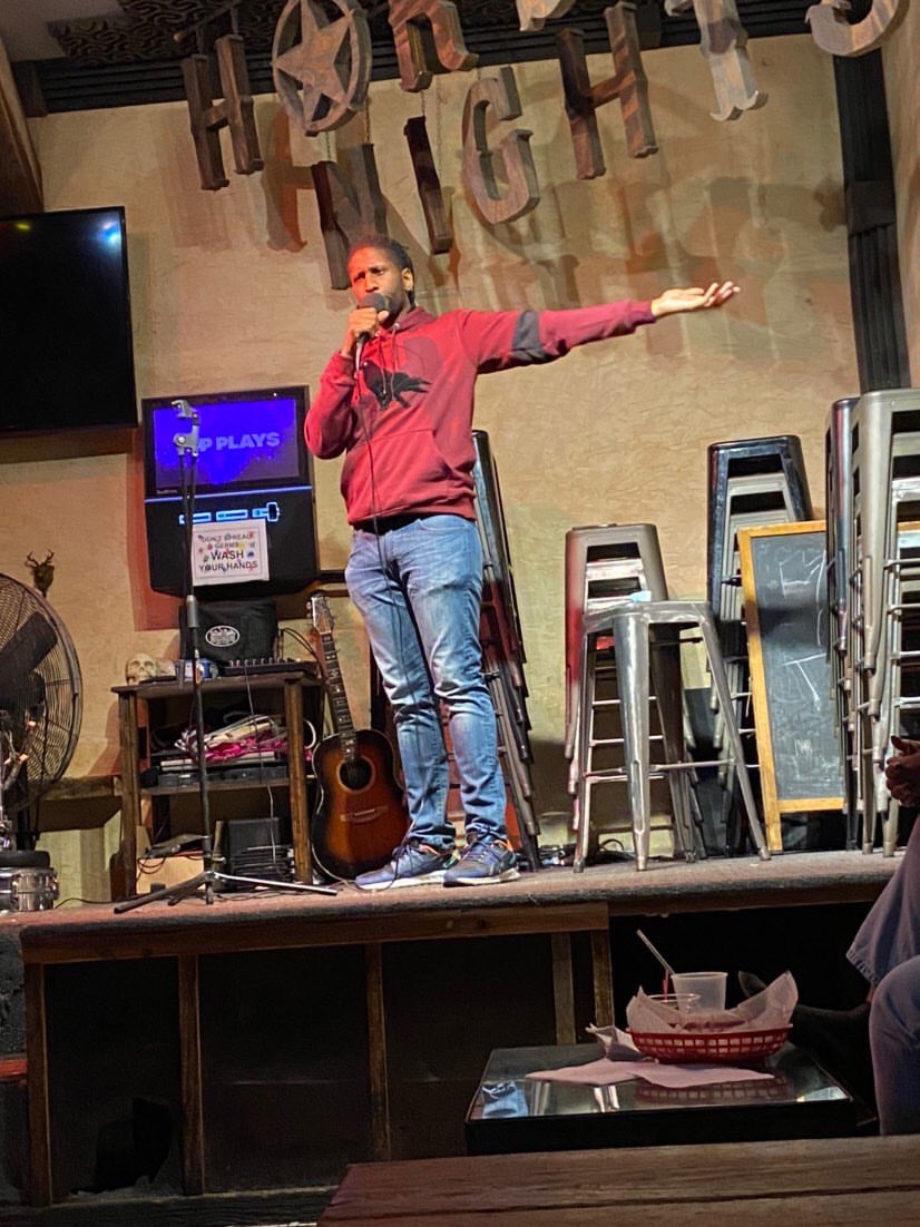 KennyBlacc's tweet photo. Still can’t believe I’m doing it 😳 #standupcomedy #legaxy https://t.co/is5EFadPGJ