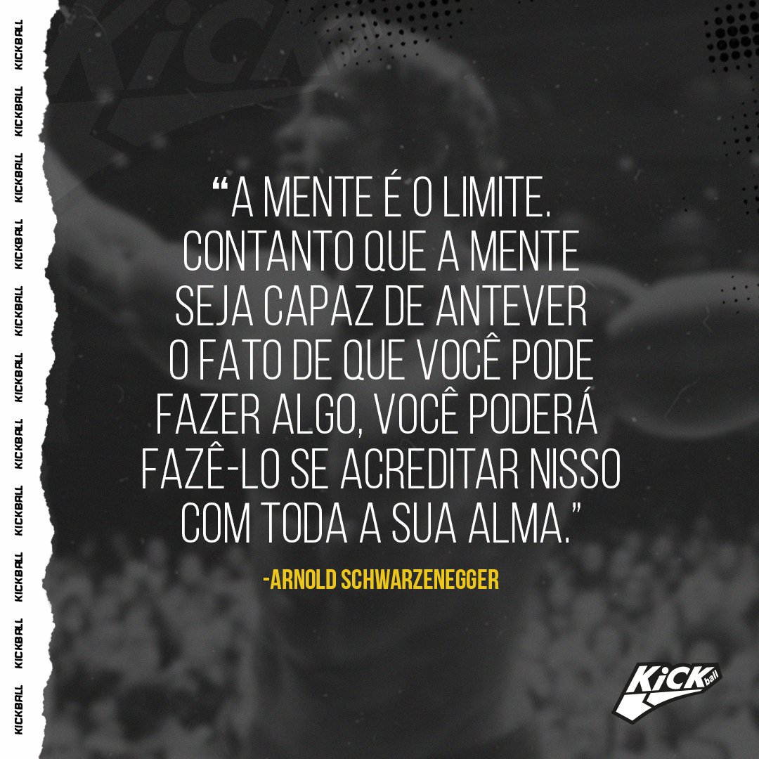 👊🏆 Programe seu mindset para o sucesso. Tudo depende de você! 
⠀
💛 Vestimos Kickball!
⠀
#kickball #shopkickball #mindset #futebolamericano #brasil