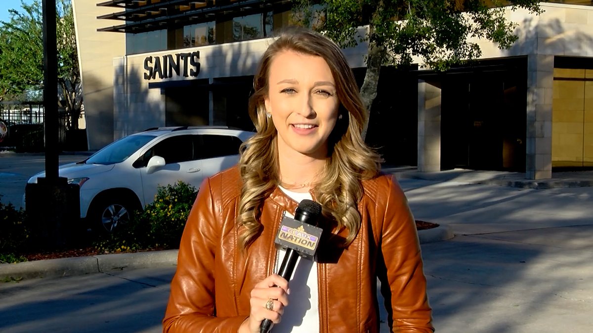 BHollandSports's tweet photo. Is there a mood quite like @brookechesney in her Pumpkin Spice Latte Jacket?!?!
#FallBasics #PSL #FootballWeather https://t.co/XMfw3hYkG0