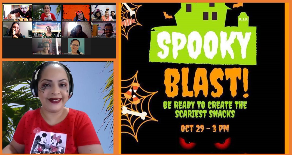 MelodyDaggle's tweet photo. @DellPanama Had a great and fun time on Spooky Blast activity preparing an Oreo Bloody Shake for Halloween with Panama HR Team. #Iwork4Dell #HRFEvolution #HalloweenDrink #SpookyBlast #Webandspidermakeupeyes https://t.co/hFIAO17sGn