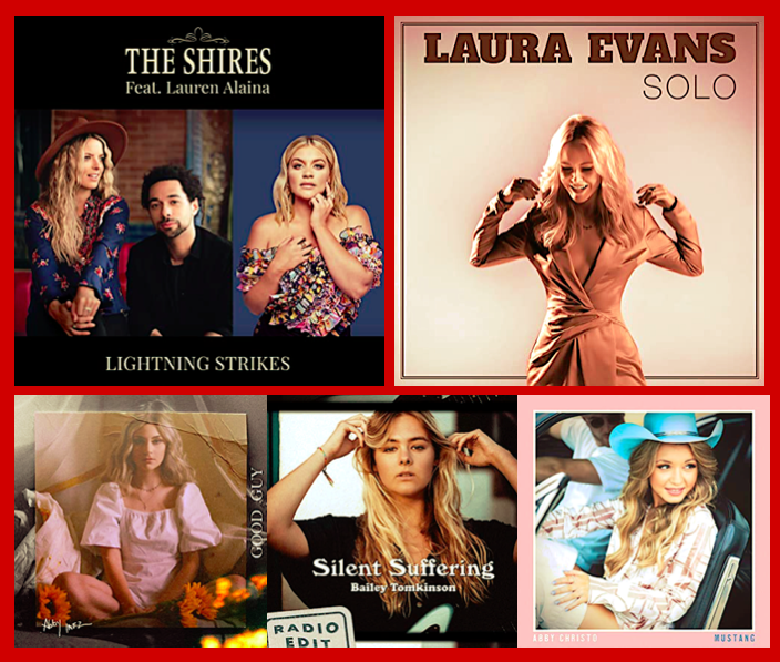#ICYMI Here’s some fantastic new singles from this international group of ladies

@theahiresuk &amp; <a href="/Lauren_Alaina/">Lauren Alaina</a> LIghtning Strikes
<a href="/LaurajevansUk/">Laura Evans</a> SOLO
<a href="/AbbyInez/">Abby Inez</a> Good Guy
<a href="/Baileytomkinson/">Bailey Tomkinson</a> Silent Suffering (Radio Edit)
<a href="/Abbychristo_/">Abby Christo</a> Mustang

#CountryMusic2020 #NewCountryMusic