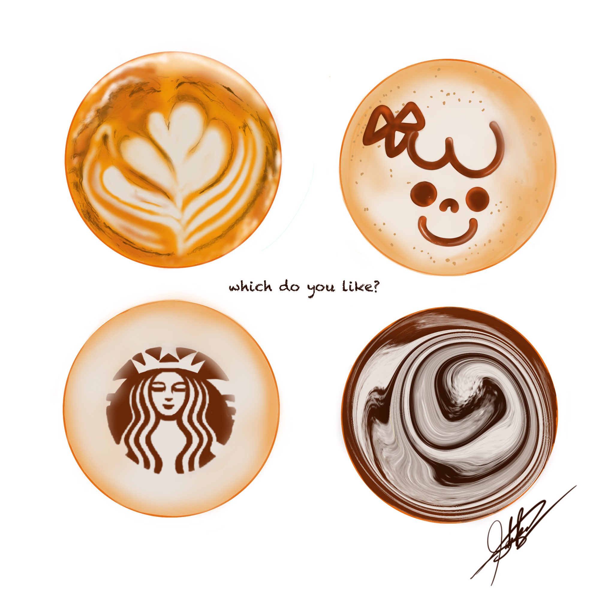 ラテアートイラスト Twitter Search Twitter