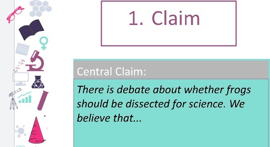 MsRivkin's tweet photo. We started a guided debate in Rdg. Accel. We read an article and then the kids either encountered a “pro” slide or “con” slide that decided which side they would argue. They’re collaborating in breakout rooms to support  their claims and will present to the class on Monday. https://t.co/0YQJpYJJfw