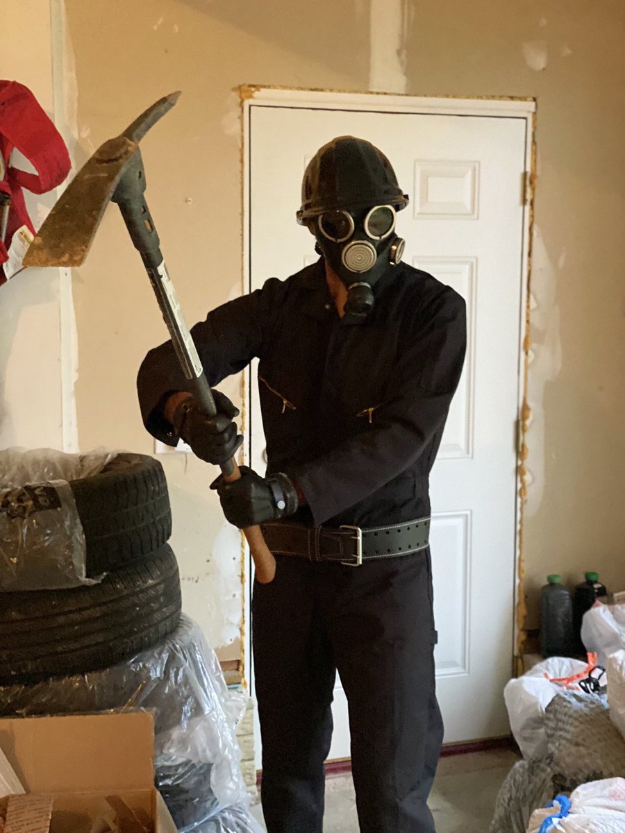 RafiqOfTheFew's tweet photo. Might be #Halloween but I’m looking for “My Bloody Valentine”.  #MaskUp https://t.co/d60hNydnVw