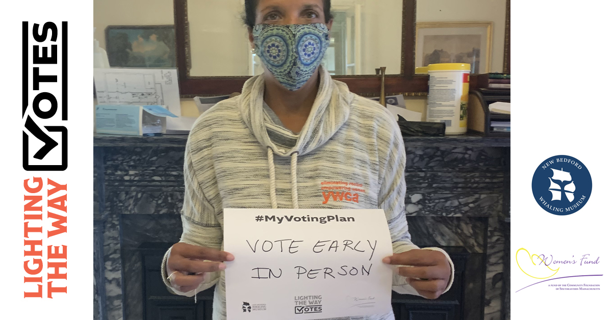 whalingmuseum's tweet photo. Planning to vote early in person in Massachusetts like Gail? Tomorrow - October 30 is the last day! #MyVotingPlan Voting information: https://t.co/0lkwTdKHWF. #LightingTheWayVotes #WhalingMuseum @WomensFundSEMA @ywcasema https://t.co/AjmTva0274