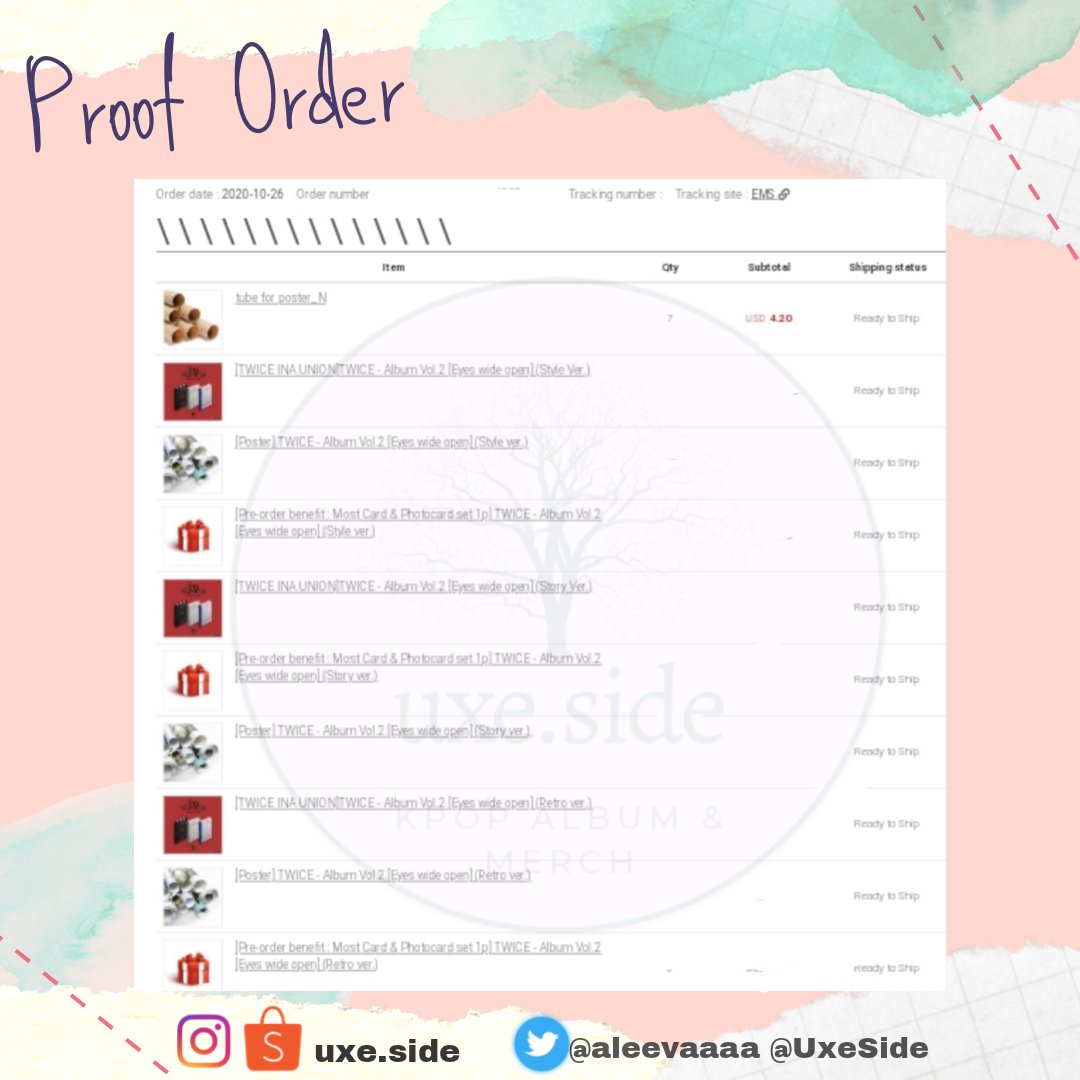 Aleevaaaa's tweet photo. Ordered 26 Oktober kemaren^^
#AleeeProof #UxeProof https://t.co/p58gsiGRD4