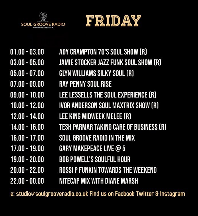 Soul Groove Radio (@soulgrooveradio) on Twitter photo 