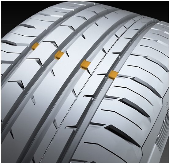 When to change1.Balding. Simply look for tread bars. These bars run perpendicular to the channels of a tire. Once the tire is even with these bars, they need replacing2. Age. Coz of UV, after ~ 7 yrs the tires integrity becomes Unreliable3.Damage/Dry rot (sidewall cracks)