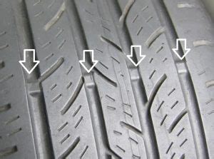 When to change1.Balding. Simply look for tread bars. These bars run perpendicular to the channels of a tire. Once the tire is even with these bars, they need replacing2. Age. Coz of UV, after ~ 7 yrs the tires integrity becomes Unreliable3.Damage/Dry rot (sidewall cracks)
