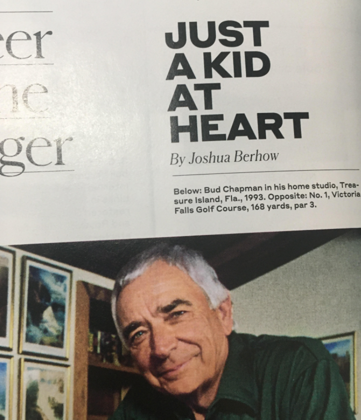 I AM CRYING. FOR REAL. Forget the Top 100 for a minute...  @Josh_Berhow wrote a piece about Loyal "Bud" Chapman. EASILY one of the top 5 influences in my golf life. Buy, buy, buy and read, read, read about Bud Chapman.