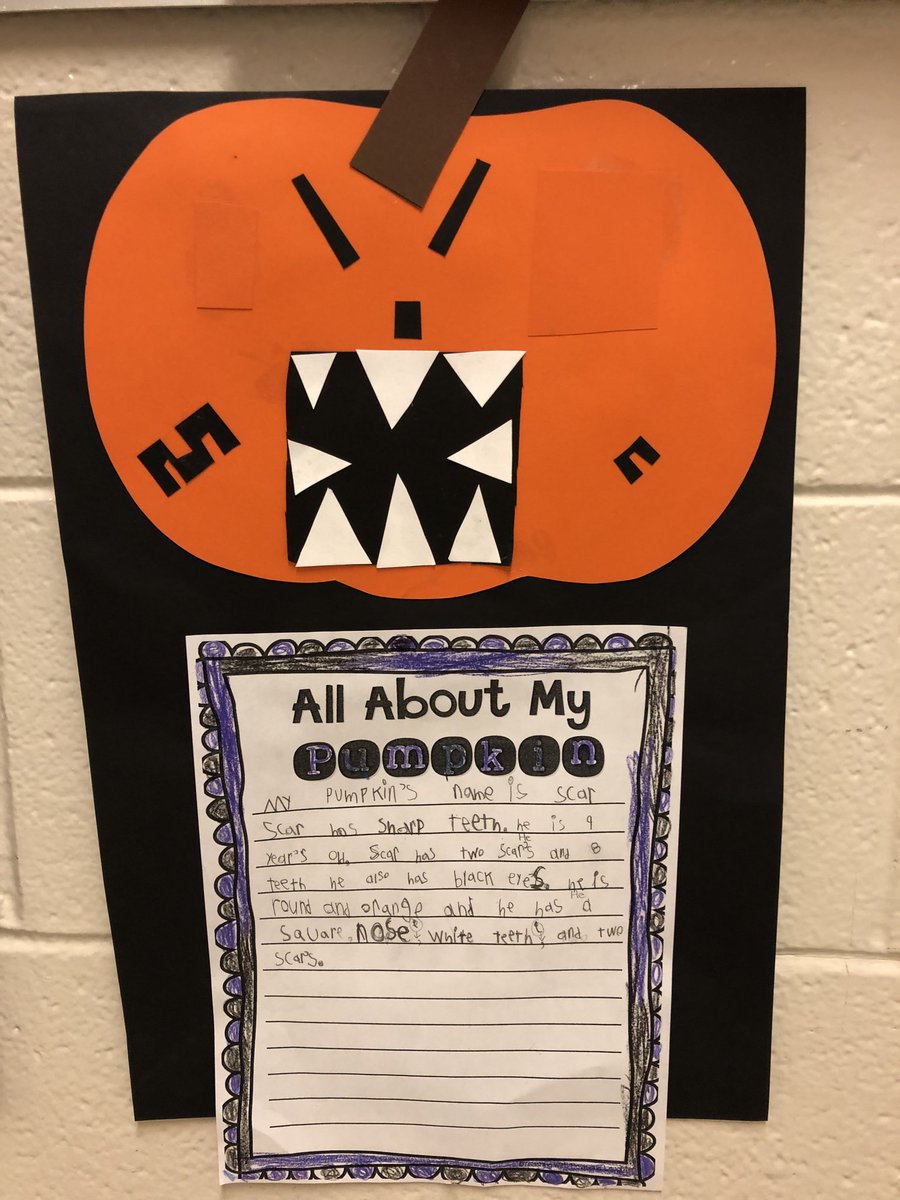 sttcatholic's tweet photo. Writing descriptively in grade 1/2. Using good descriptive words helps writing come alive for the reader! #writelikeareader #wecanwrite https://t.co/2dUV8iv1ss