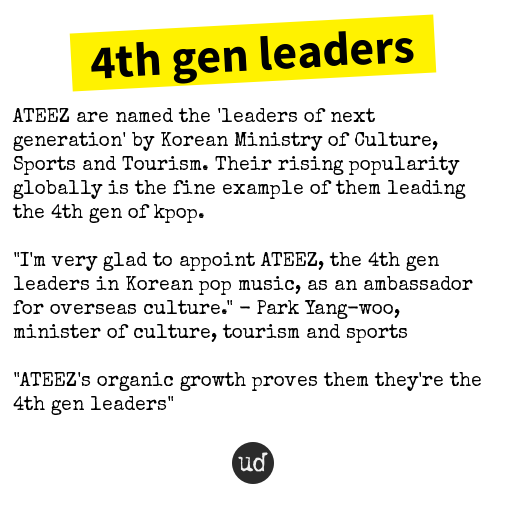Urban Dictionary On Twitter 4th Gen Leaders Ateez Are Named The Leaders Of Next Gene Https T Co 2ao3yb81ii