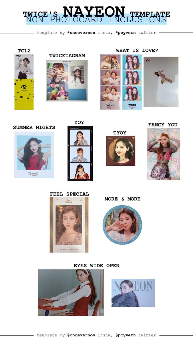 تويتر Bella على تويتر Twice Korean Album Non Photocard Inclusions Templates All Members In The Non Photocard Album Inclusions Folder At T Co Qokqvt5wrs T Co G97cbuevzt
