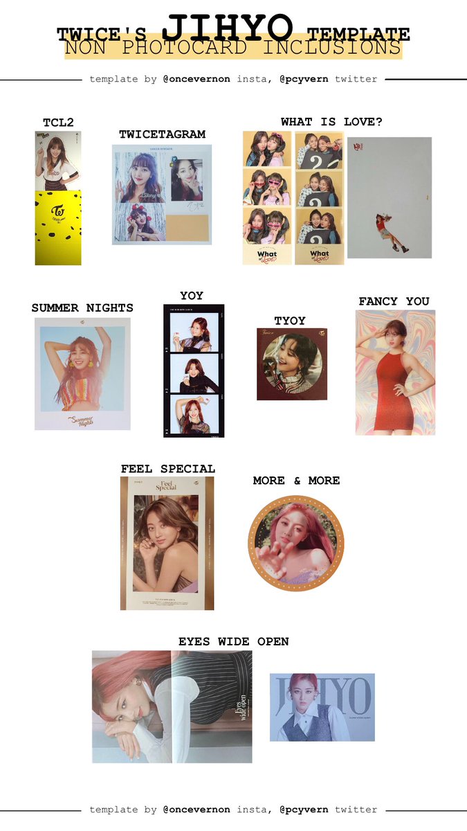 Bella Twice Korean Album Non Photocard Inclusions Templates All Members In The Non Photocard Album Inclusions Folder At T Co Qokqvt5wrs T Co 2zbdplvr6s