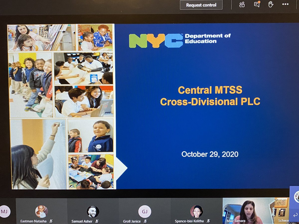 Russ_Lieberman's tweet photo. MTSS Citywide Cross-Divisional PLC! Shoutout to @sethlow96 Principal Lynch and AP Herrusso for sharing their amazing work!!! #AlwaysExtraordinary #TheBkSouthWay @TMairNYC @EOsyd @ofdc_nycschools @StuChase_ @ExecSuptBKSouth @BkSouthBevLogan @ecleducator https://t.co/9goMPMhrrv