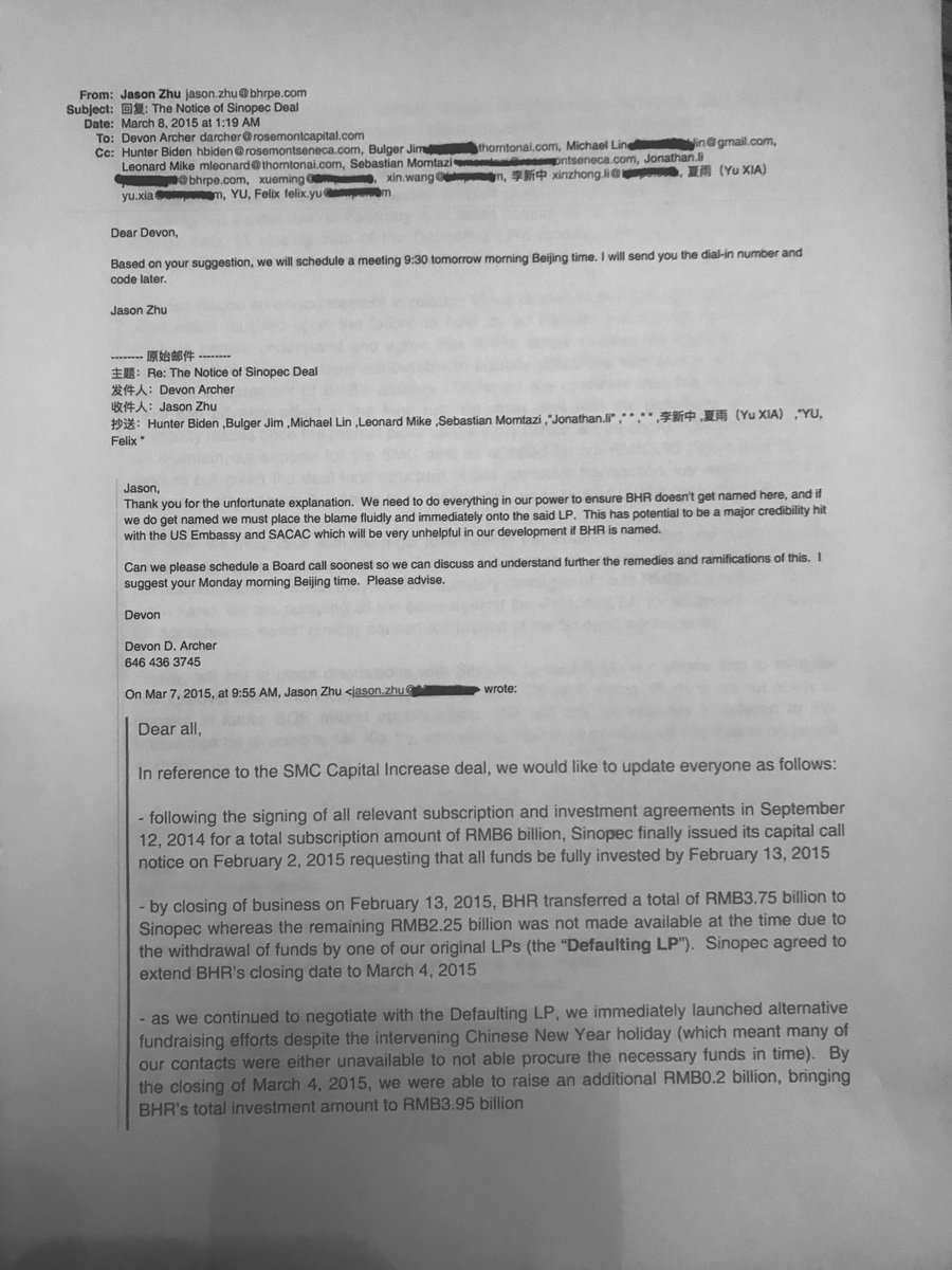 WarRoomPandemic's tweet photo. Wait, ??? Bohai had some funding issues? Did the orther LP's know about this? #BidenCrimeFamiily #Bulger #Hunter #Archer @SEC_Enforcement 

#LaptopFromHell https://t.co/7kpgrrNpRg