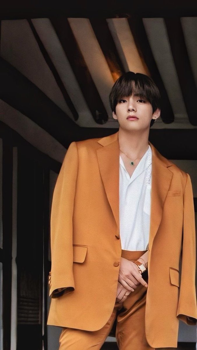 Tae and this rust color is literally [chefs kiss] @BTS_twt