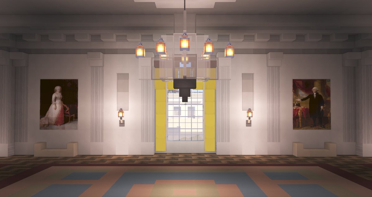 As the #USElection is coming up, I thought I'd post something about our #WhiteHouse!

Our project of the White House even features real-scale paintings located in the exact same rooms of the real building. 

#MinecraftBuilds #Architecture #MinecraftEdu #Politics #Instalike #VOTE