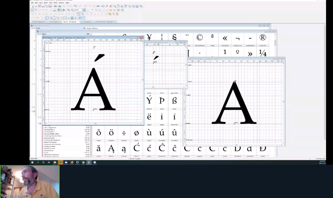 ATypI's tweet photo. Thank you @highlogic for demonstrating how to detect and fix problems related to OpenType layout features in FontCreator, the perfect tool for font design.

To find out more visit: https://t.co/JFbNmHXzDV 

#ATypI2020 #typography #typedesign #ATypIAllOver #FontCreator https://t.co/ayMHgR4bG6