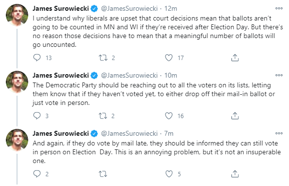 "What if everything is better than it looks, and you're overreacting"calvinball election rules edition