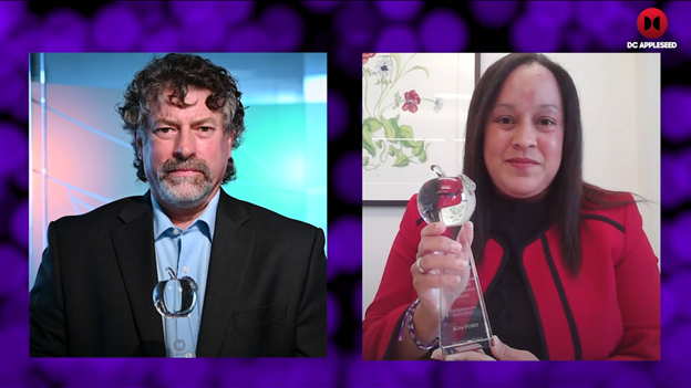Congratulations to Mark Federici of <a href="/UFCW400/">UFCW Local 400</a> and Kim Ford of <a href="/MarthasTableorg/">Martha's Table</a> on receiving the <a href="/AmeriBev/">American Beverage</a> Award for Distinguished Service #DCAGALA2020