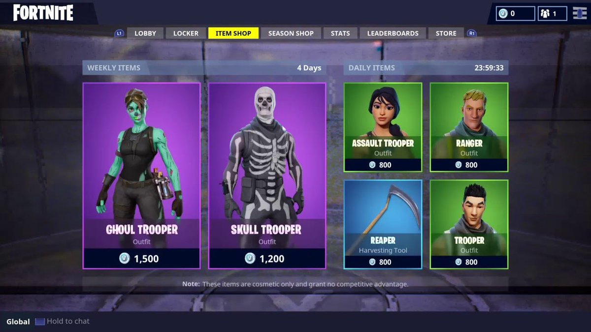 FortniteBR's tweet photo. Shops then vs. shops now https://t.co/vT8gZxpvf6