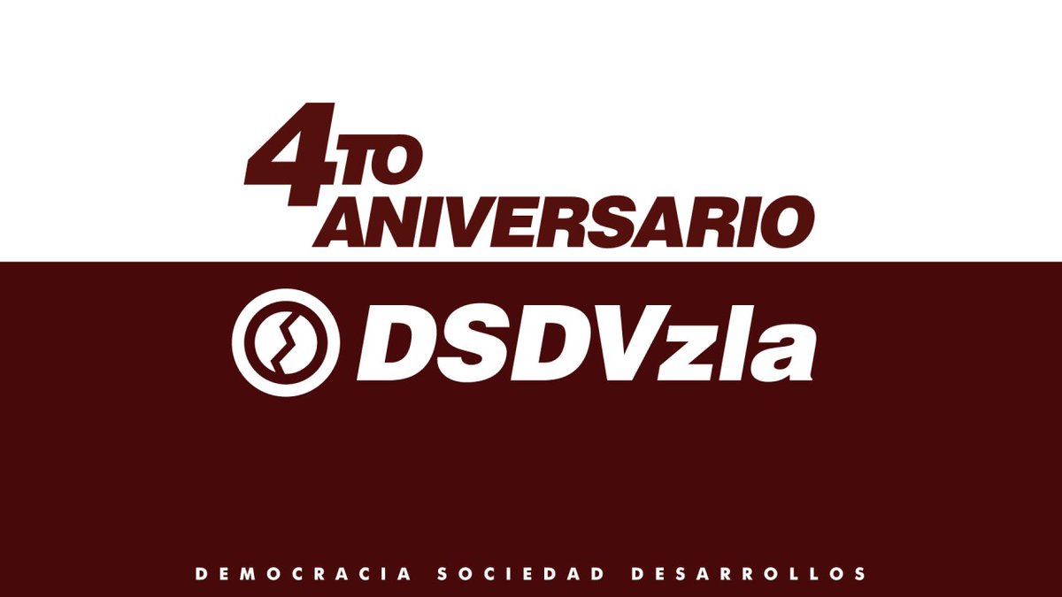 DSDlar's tweet photo. #4toAniversarioDSD Prevaleceremos para vencer y construir junto a ti una Sociedad de Democracia y Desarrollo para nuestro país, para nuestras familias, pare el futuro, para Venezuela @juliococo https://t.co/06FwSF4W8v https://t.co/HapXPoxOHF