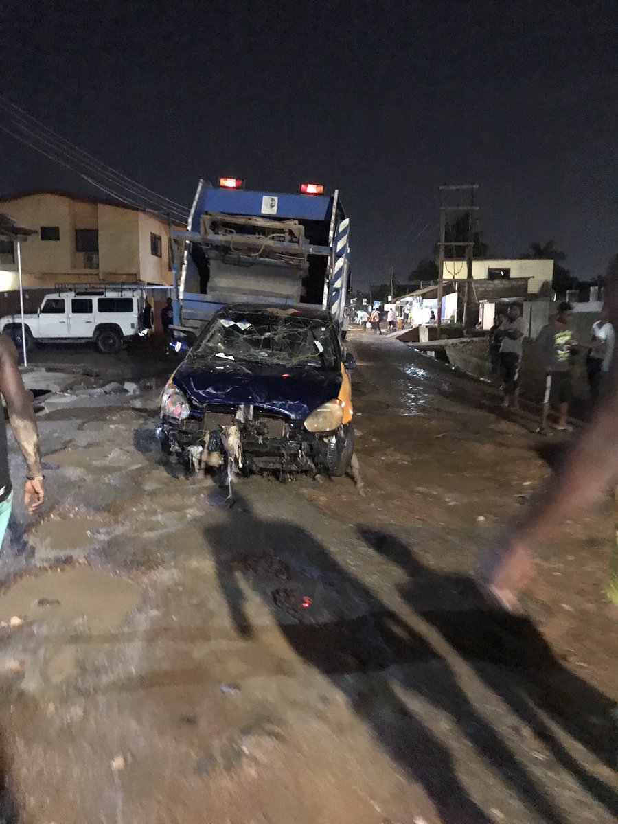 JerodKabu's tweet photo. Thanks to all the residents of Auntie Aku electoral Area for the love and support,Sis Naa bless you for the videos and the call which brought me to the scene,my 2iC Issaka Adams aka Tonton the borla car driver who came and lift the car from the drain after a call from his tenant https://t.co/9sckz6KVTR