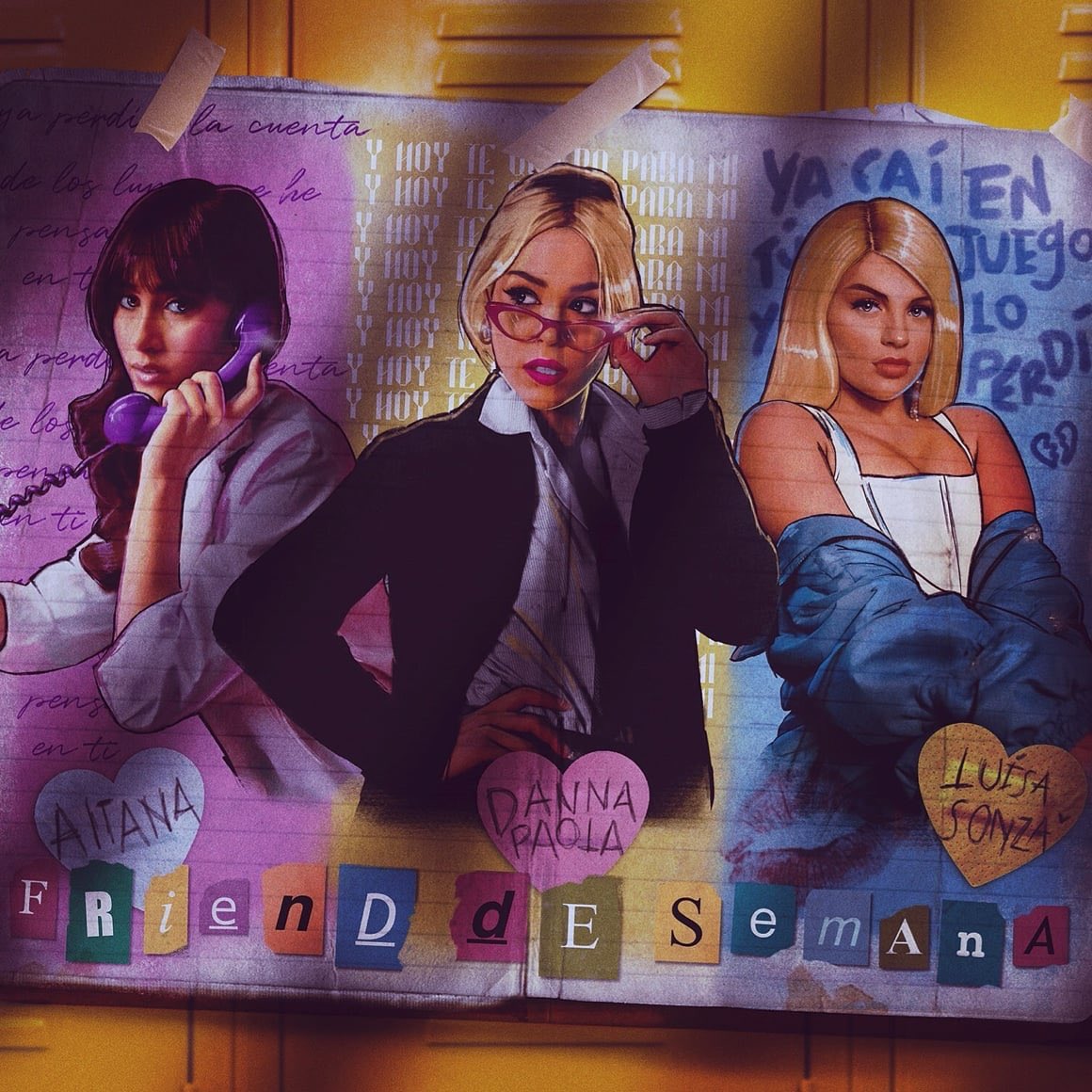 🔥 ¡ESTRENO! 🔥 Así suena #FriendDeSemana de <a href="/dannapaola/">nini 🎀</a> junto con <a href="/Aitanax/">AITANA</a> y <a href="/luisasonza/">Luísa Sonza</a> ➡️ youtu.be/2_XfGgg-ak0 ¡A bailar!